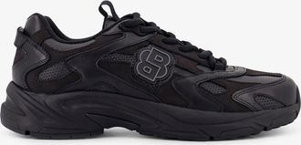 BOSS Low-top leaher sneakers with mesh inserts - BOSS - gender_Man