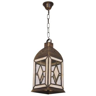 Fabrilamp Fabrilamp - Farol Mediano Califa 1xe27 Oro Viejo/beis Regx25x25 Cm