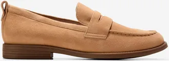 Cole Haan Womens Stassi Penny Loafers - Beige Size 5.5