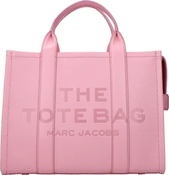 Marc Jacobs handtassen The Tote roze leer en lint