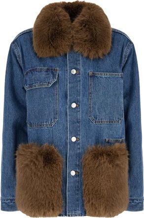 Ava Adore 19Aafiji Denim Jacket - Dames - Spijkerjassen - Blauw - XS - Denim - Jassen
