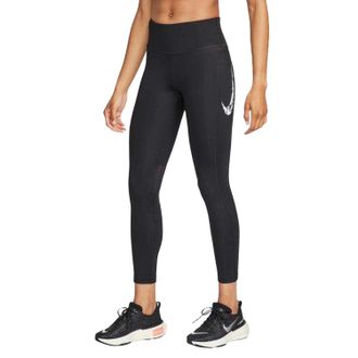 Nike Dames/Dames Logo Legging (Zwart)