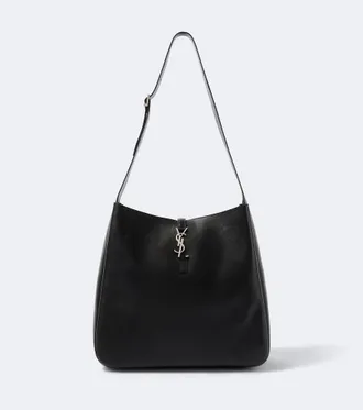 Saint Laurent Bolso al hombro Le 5 &agrave; 7 Maxi de piel