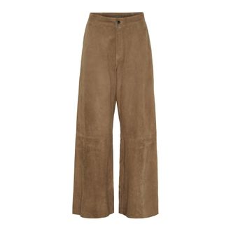 BTF-CPH Pantaloni in pelle - - Trousers - Donna - Marrone - S