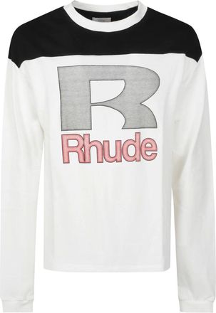 Rhude Maglia a maniche lunghe Racing Panel - - Tops - Uomo - Multicolore - M