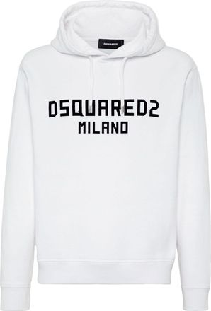 Dsquared2 Felpa con coulisse - Bianco