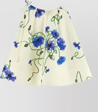 Stella McCartney fiordaliso skirt floral tie strap design