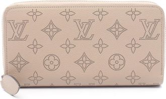 Louis Vuitton Beige Galle Mahina Leather Leather Long Wallet (Bi-Fold) (Pre-Owned)
