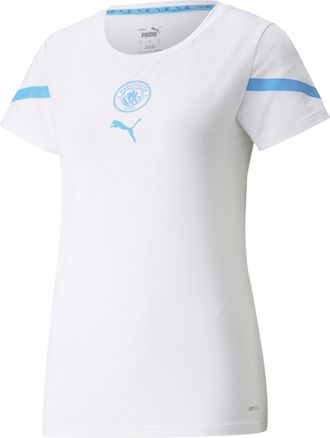 Puma Heren Prematch Manchester City FC Jersey (Wit/blauw)