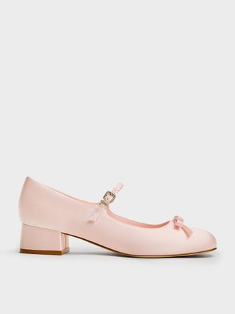 Charles & Keith Kelis Rose-Bow Mary Jane Pumps