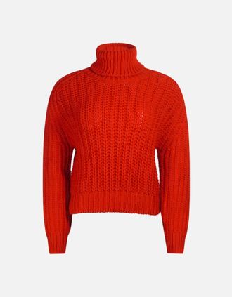 Parajumpers Womens Parajumpers Knitted Red Sweater - Size: 10/8