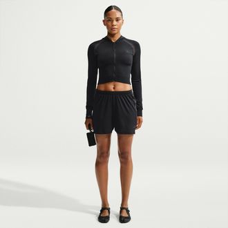 Nike Womens SKIMS Stretch Knit Shorts in Black | IU2213-054