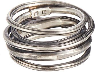 Werkstatt M&uuml;nchen Wondspoorring - unisex - Ringen - Grijs - M - Accessoires