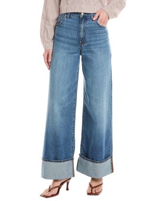 Madewell Fannin Wash Super Wide Leg Jean