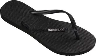 Havaianas Slim Glitter II Flip Flop in Black at Nordstrom, Size 11