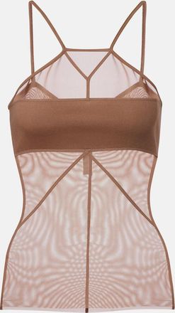 Rick Owens SL Combo semi-sheer top