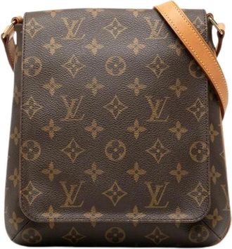 Louis Vuitton Pre-owned Musette Salsa - Dames - Vintage Schoudertas - Bruin - ONE Size - Leer - Vintage