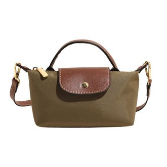 Generic Mini Crossbody Bag - Colorblock Purse with Adjustable Strap - Elegant Solid Square Design for Women