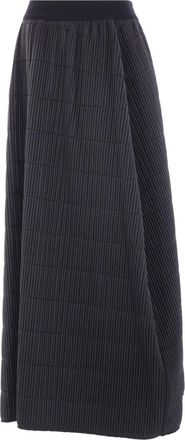 Maria Calderara Gonna lunga plissettata - Nero