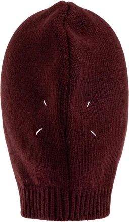 Maison Margiela Passamontagna con bottone - Rosso