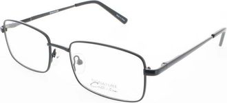 Signature Unisex Black Rectangular Eyeglass Frames 1116Black53