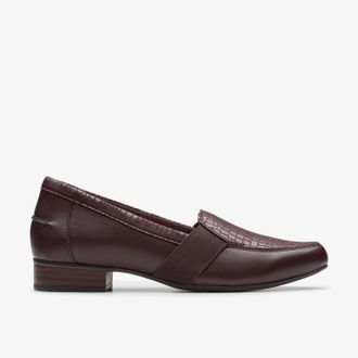 Clarks Juliet Beat Merlot Leren Schoenen