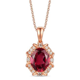 Le Vian Ladies Vivids Necklaces set in 14K Strawberry Gold