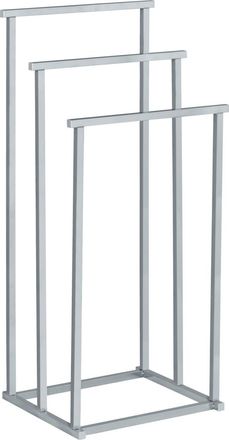 WENKO Quadro Soporte Para Toallas Acero Inoxidable Plateado