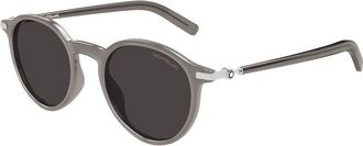 Montblanc MB0461S 005 Mens Sunglasses Grey Size 49