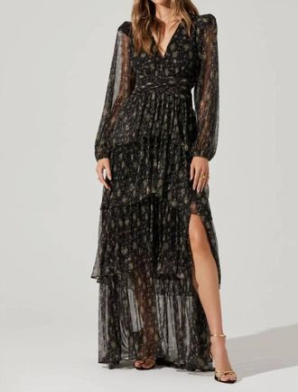 Astr Anora Dress In Black