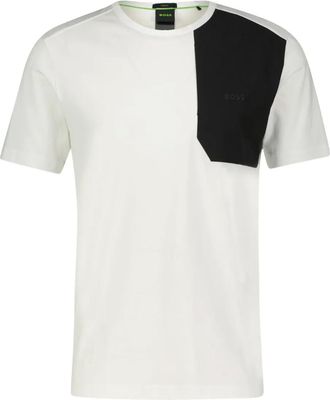 HUGO BOSS Tee PKT Glamping T-shirt - Wit