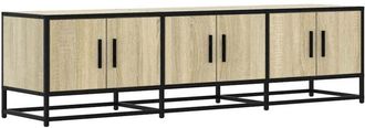 vidaXL Vidaxl - tv Cabinet Sonoma Oak 150x35x41 cm Engineered Wood and Metal
