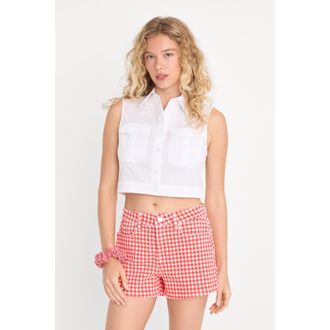 Good American Womens The Anchor Top | White, Size Medium | Good American by Khlo&Egrave; Kardashian