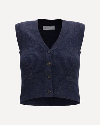 Brunello Cucinelli Sleeveless Cardigan Female XS