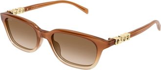 Gucci GG2208S 003 Womens Sunglasses Brown Size 53 - Free RX Lenses - Free RX Lenses