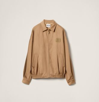 Miu Miu Camel-hair blouson