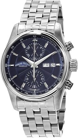 Armand Nicolet MH2 Chronograph Automatic Blue Dial Mens Watch A647A-BU-BMA22640A