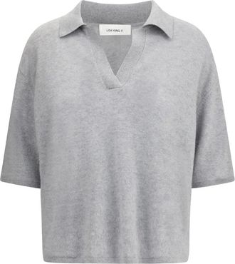 Lisa Yang Neela kasjmier top - Grijs