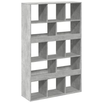 Berkfield Home Bookcase Concrete Grey 100x33x156.5 cm Engineered Wood