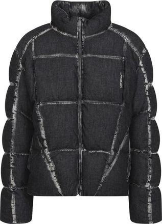 Off-white Bookish Racing Puffer - Heren - Winterjassen - Zwart - L - Katoen - Jassen