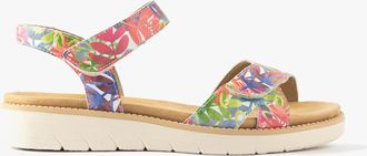 Remonte D2049-90 Womens Sandals Multi - Multicolour Leather - Size UK 6.5