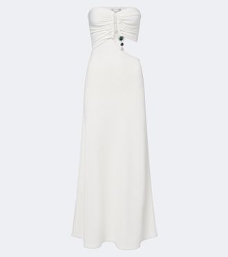 CHRISTOPHER ESBER Embellished cutout jersey maxi dress