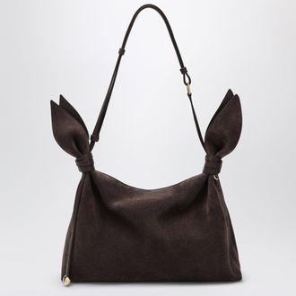 Loewe Medium Scarf brown suede bag