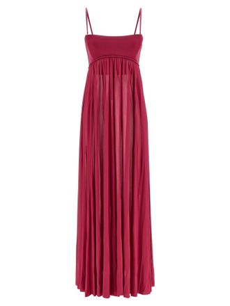 Zimmermann Fuchsia Viscose Long Womens Dress