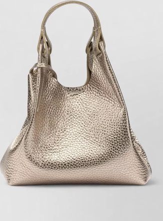 Gianni Chiarini tote bag metallic look detachable strap
