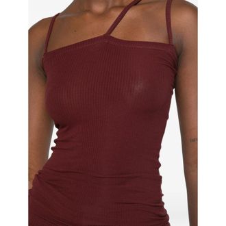 BASERANGE Ribbed Asymmetric Tank Top