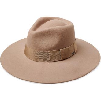 Brixton Joanna Felted Wool Hat in Light Tan at Nordstrom, Size Small
