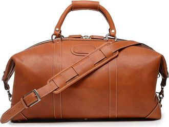 Korchmar Twain 22 Leather Weekender in Pebbled_Tan at Nordstrom