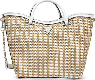 Guess Co Borsa tote intrecciata - Toni neutri