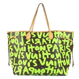 Louis Vuitton Bolso tote de lona vintage Pre-owned - Pre-owned - Mujer - Verde - ONE SIZE